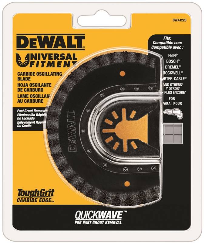DEWALT OSCILLATING FASTCUT CARBIDE GROUT REMOVAL