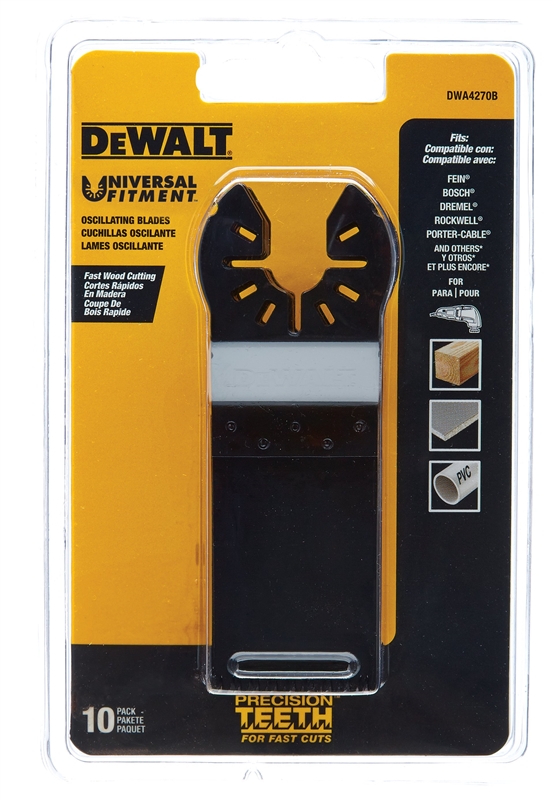 DEWALT 1-1/4 PRECISION TOOTH 10PK OSCILLATING BLADE DWA4270B
