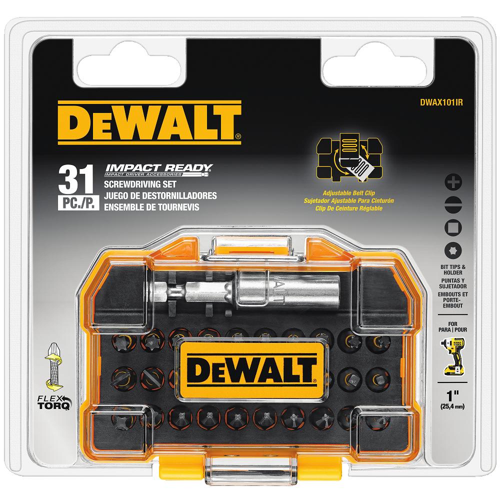 DEWALT 31PC FLEX TORQ COMPACT TOUGHCASE