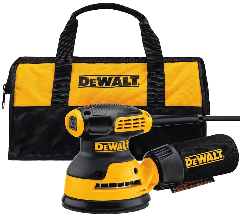 Dewalt Dwe6421k 5 Orb Sander Hook&loop Orbit Sander W/bag"