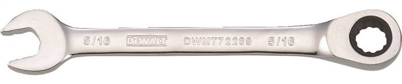 DEWALT 5/16 RATCH COMBO WRENCH