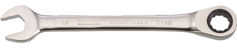 DEWALT 7/16 RATCH COMBO WRENCH