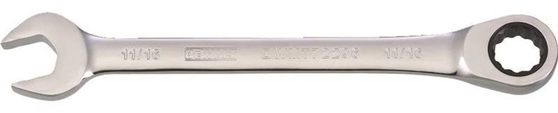 DEWALT 11/16 RATCH COMBO WRENCH