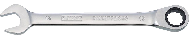 DEWALT 15MM RATCH COMBO WRENCH