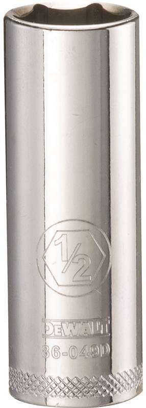 DWMT 6PT 1/4'' DR DP SKT 1/2'' SAE
