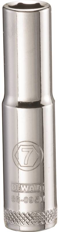 DEWALT 7MM 1/4 DEEP DRIVE SKT "