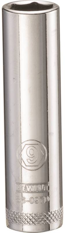 DEWALT 9MM 1/4 DEEP DRIVE SKT "