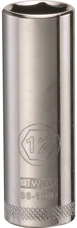 DEWALT 12MM 1/4 DEEP DRIVE SKT "