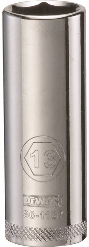 DEWALT 13MM 1/4 DEEP DRIVE SKT MECHANIC'S TOOL"