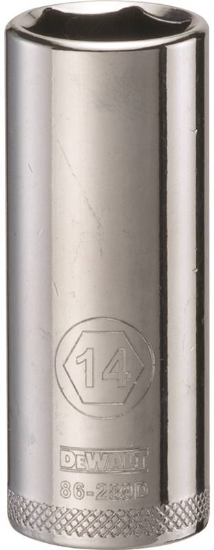 DEWALT 14MM 1/4 DEEP DRIVE SKT MECHANIC'S TOOL"