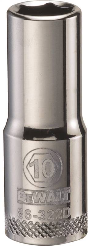 DEWALT 10MM 3/8 DEEP DRIVE SKT MECHANIC'S TOOL"