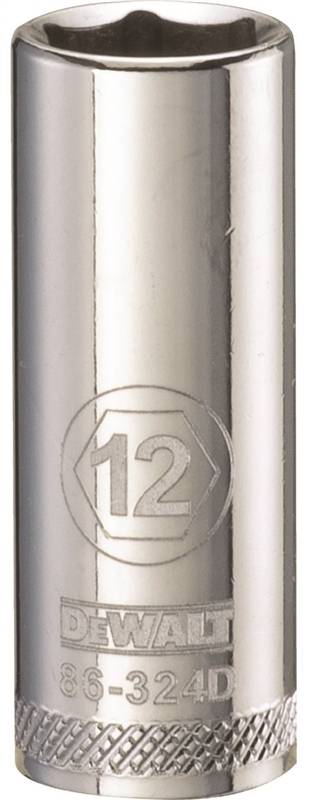 DEWALT 12MM 3/8 DEEP DRIVE SKT MECHANIC'S TOOL"