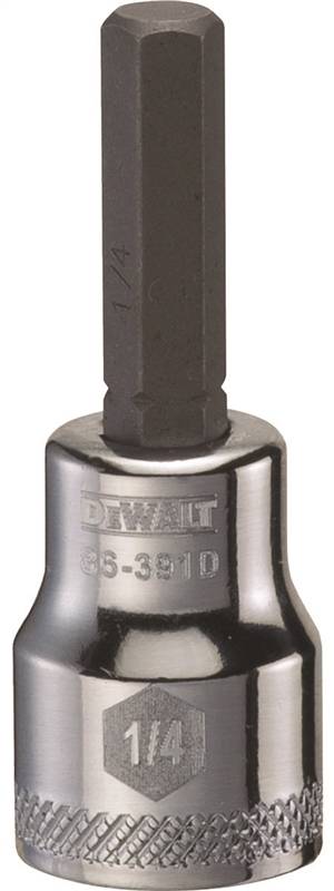 DWMT 3/8 DR HEX BIT SKT 1/4" SAE"