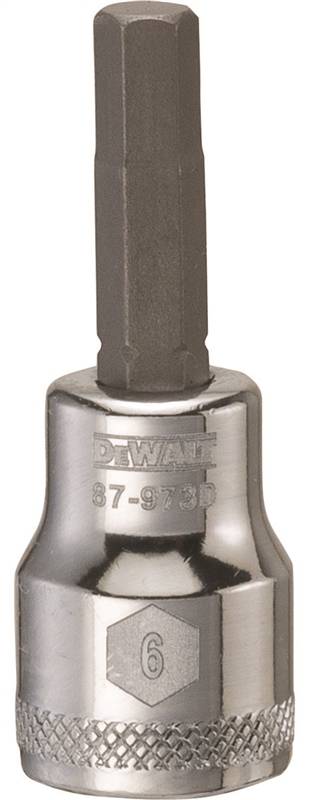DWMT 3/8 DR HEX BIT SKT 6 MM "