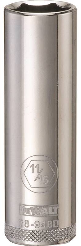 DWMT 6PT 1/2'' DR DP SKT 11/16' ' SAE