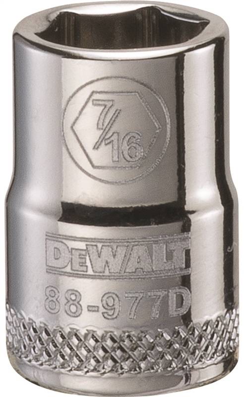 DWMT 6PT 3/8'' DR SKT 7/16'' SA E