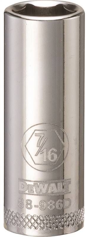DWMT 6PT 3/8'' DR DP SKT 7/16'' SAE