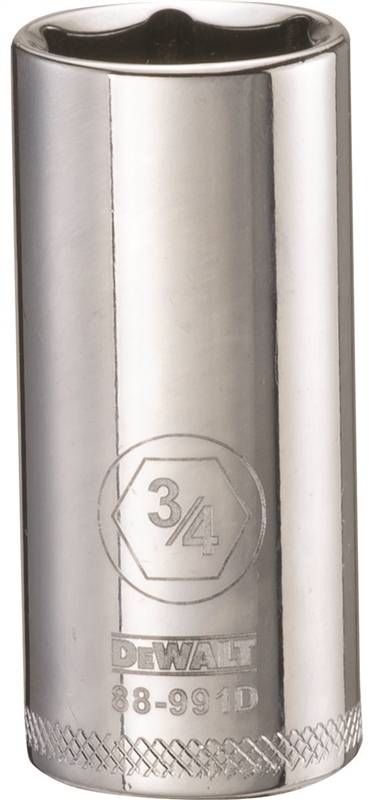 DWMT 6PT 3/8'' DR DP SKT 3/4'' SAE