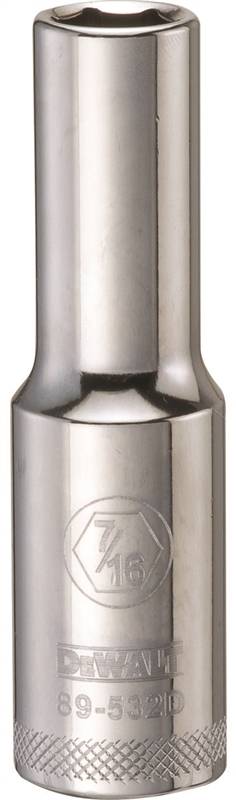 DWMT 6PT 1/2'' DR DP SKT 7/16'' SAE