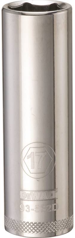 DEWALT 17MM 1/2 DEEP DRIVE SKT "