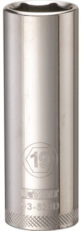 DEWALT 19MM 1/2 DEEP DRIVE SKT "