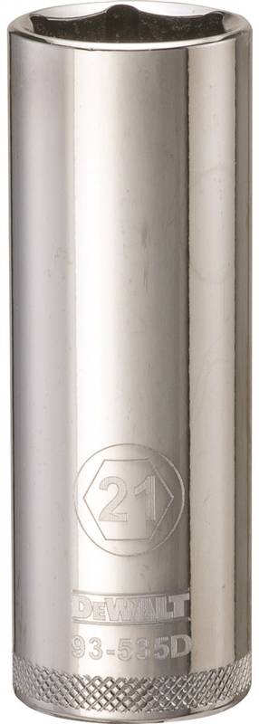 DEWALT 21MM 1/2 DEEP DRIVE SKT "