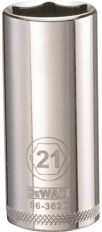 DEWALT 21MM 3/8 DEEP DRIVE SKT MECHANIC'S TOOL"