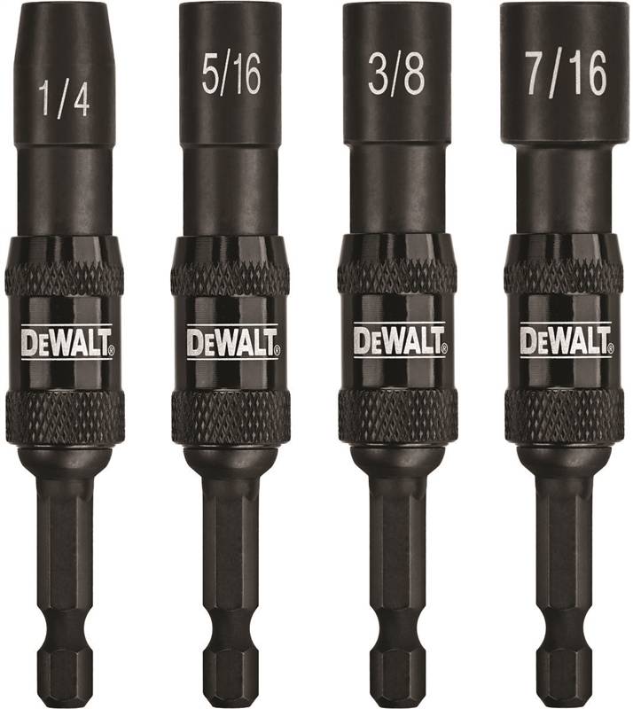 DEWALT 4 PC PIVOT NUTSETTERS