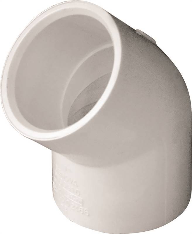 1 45DEG ELBOW SCH40 PVC "