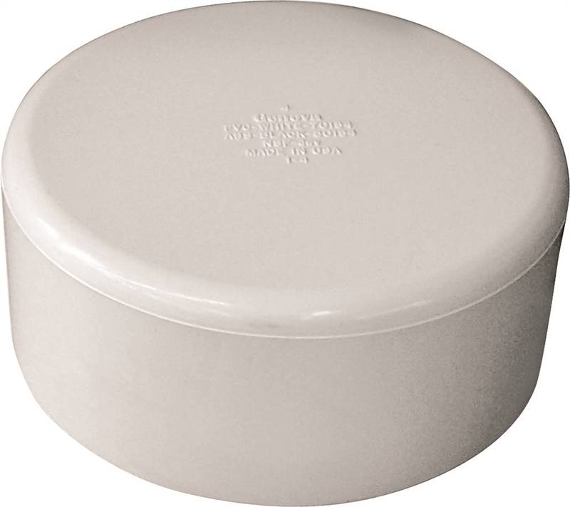PVC 4 HUB CAP SCH 40"