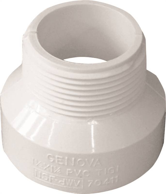 PVC 1.5 HUB X 1.25" MIP MALE "