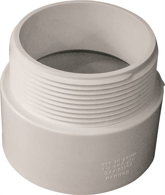 PVC 3 MALE ADAPTER HUBXMIP 80134"