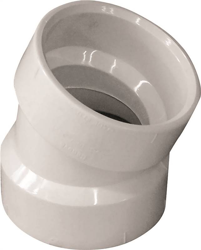 PVC 1.5 HUBXHUB 22.5 DEG ELBOW 80114"