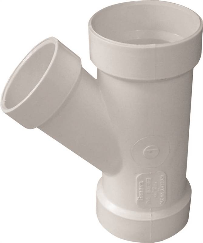 PVC 4X4"X3" HUB REDUCING WYE SCH 40"