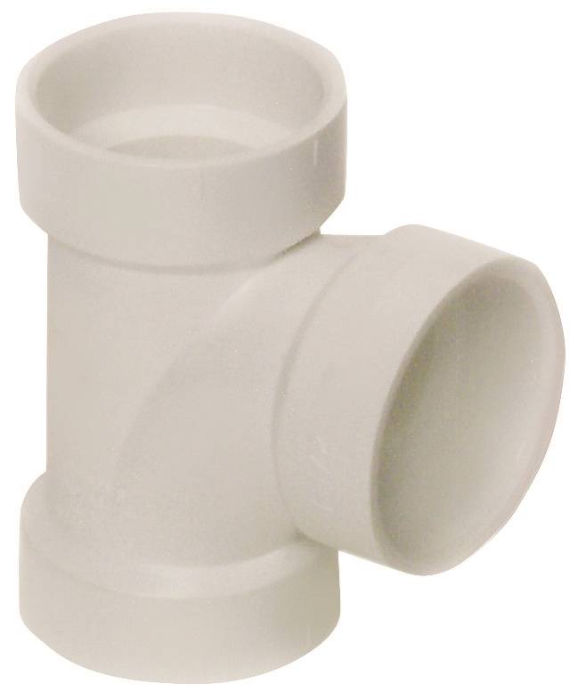 PVC 1.5 HUBXHUBXHUB SANITARY TEE"