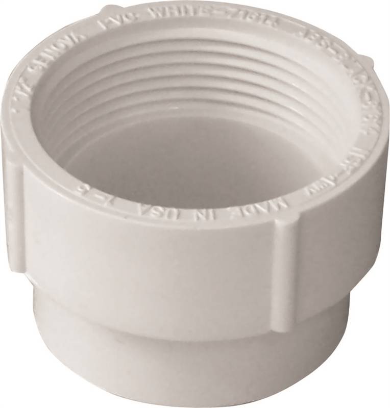 PVC 4 SPIGOTXFIP FITTING CLEAN SCH 40"