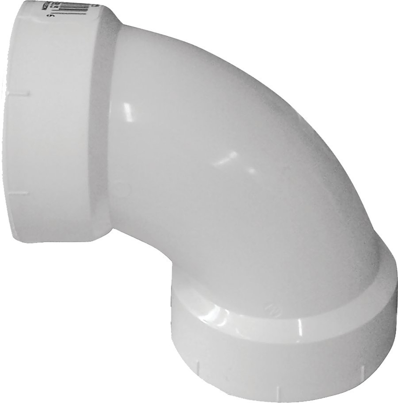 PVC 2 90 DEG SANITARY HUBXHUB 80277"