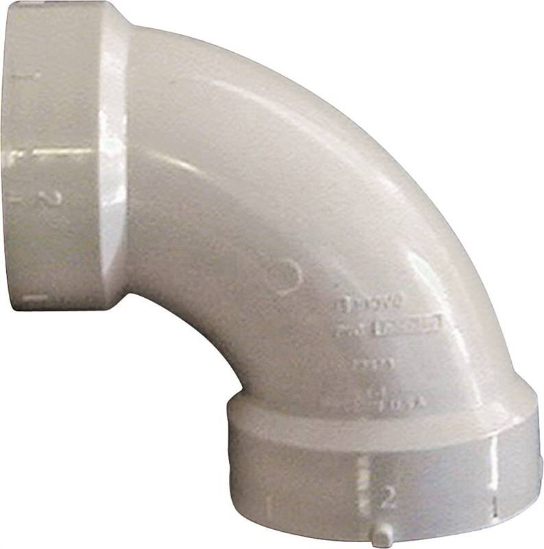 PVC 3 90 DEG SANITARY HUBXHUB 80279"