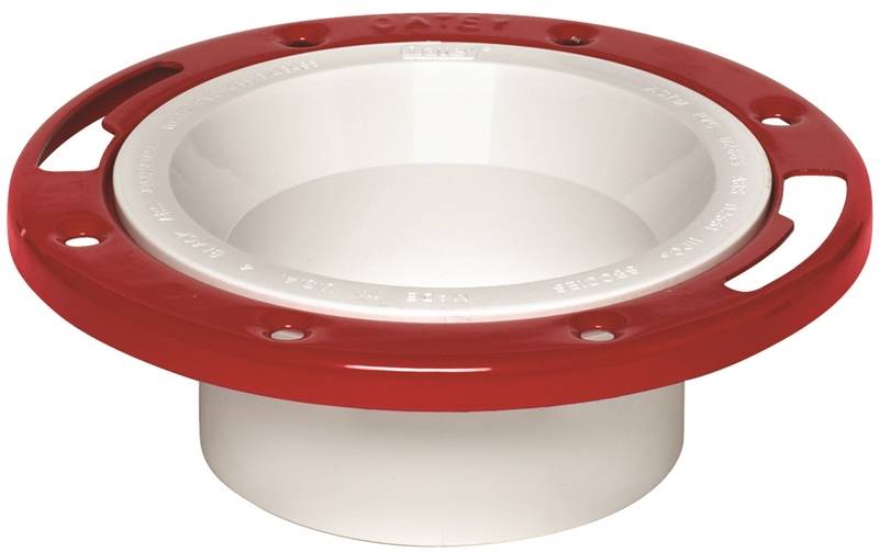 CLOSET FLANGE-METAL RING PVC