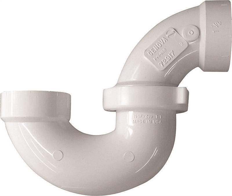 PVC 1.5 ADJ P-TRAP W/UNION 80179"