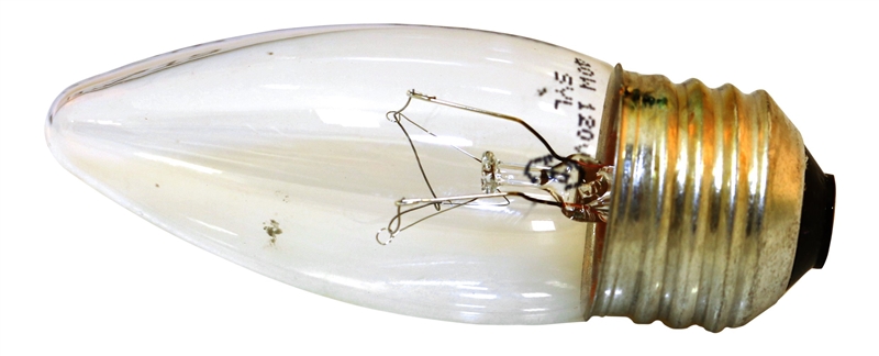 BULB DCRTV CLR B10 MED 40W 2PK