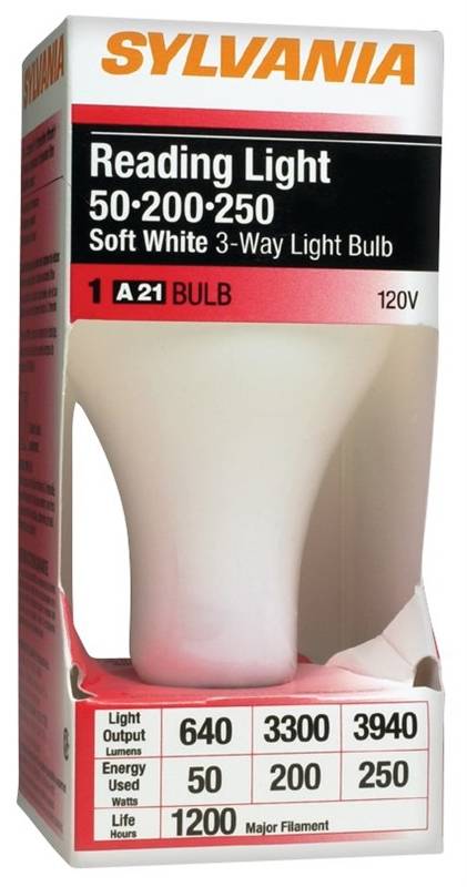 BULB SOFT WHT 50-200-250W 3WAY