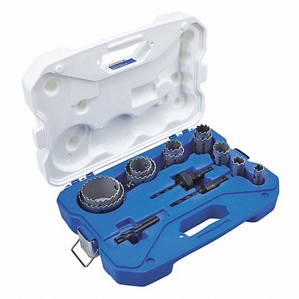 LENOX 10PC HOLE SAW KIT - CASE 3/4,7/8,1-1/8,1-1/2,1-3/4,2-1/4