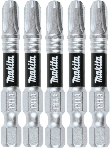 MAKITA #3 PH 2 POWER BIT 5/PK IMPACT XPS PHILLIPS"