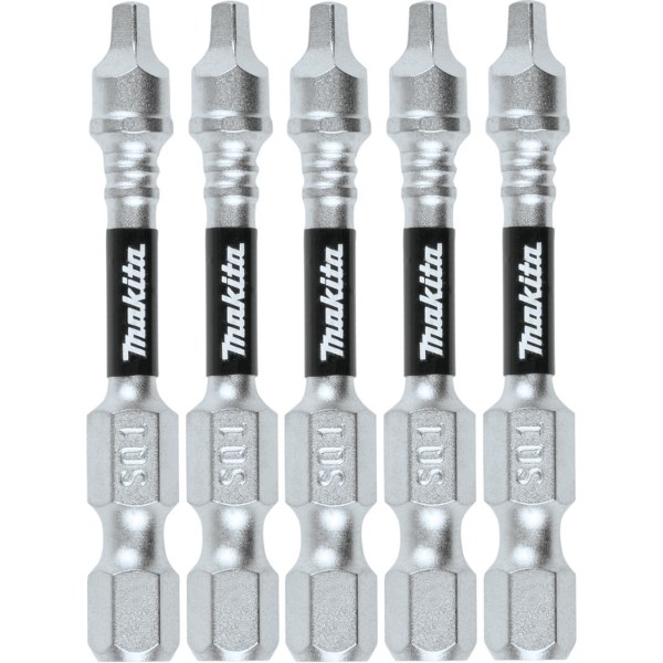 MAKITA #1 SQ 2 POWER BIT 5/PK IMPACT XPS SQUARE"