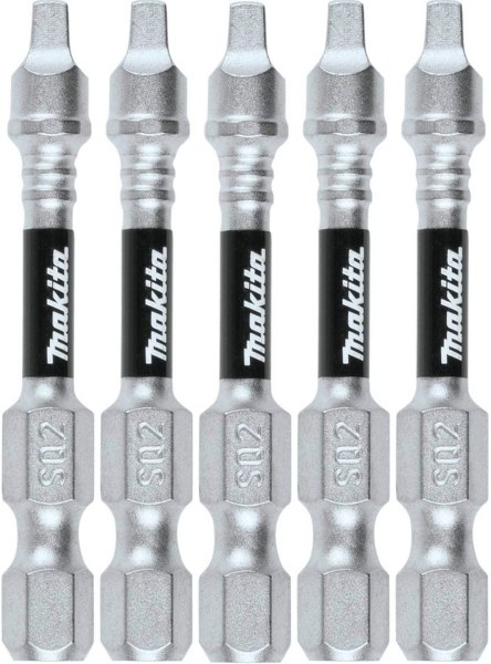 MAKITA #2 SQ 2 POWER BIT 5/PK IMPACT XPS SQUARE"
