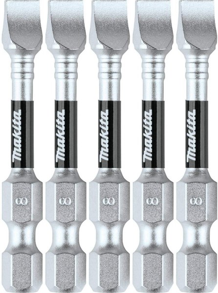 MAKITA #8 SLOTTED 2 BIT 5/PK IMPACT XPS POWER"