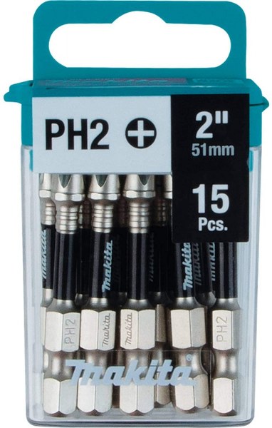 MAKITA #2 PH 2 POWER BIT 15/PK "