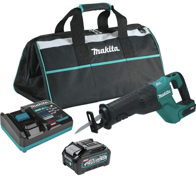 Makita Xgt 40v Recip Saw Kit With 4.0ah Battery