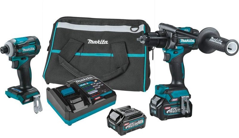 Makita Xgt 40v 2pc Combo Kit Impact + Hammer (2) 2.5ah Batts
